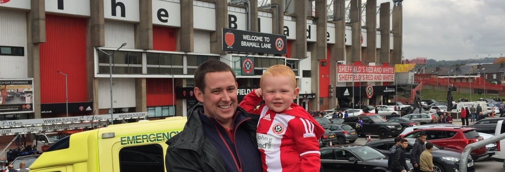 My Son's First Football Match