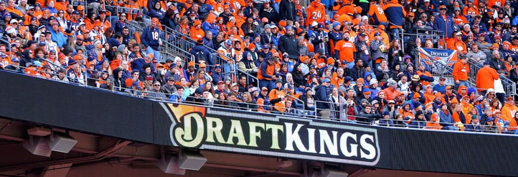 Advertisement of US Legal Gambling Brands at US Stadiums