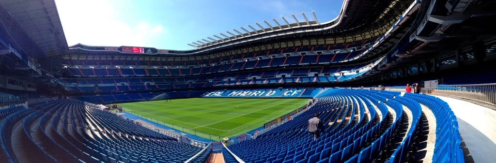 Real Madrid's famous Estadio Santiago Bernabeu