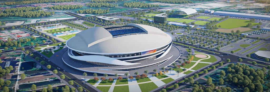 Construction begins on new stadium in Vietnam