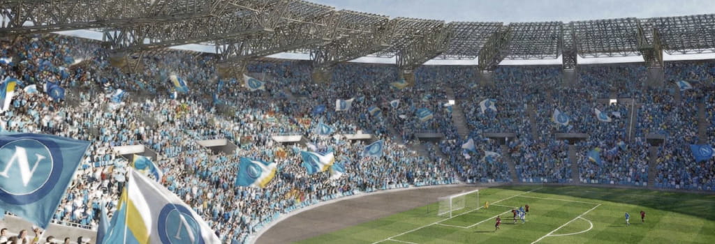 First images of Naples planned redevelopment of Stadio Diego Armado Maradona