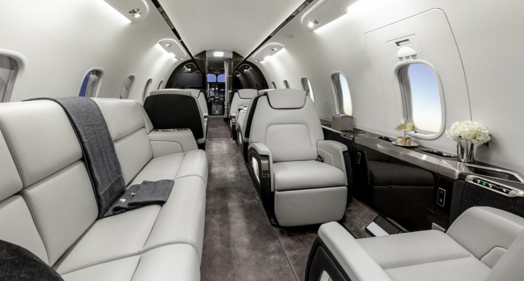 Private jet - inside