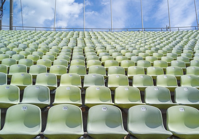 Football stadium seats