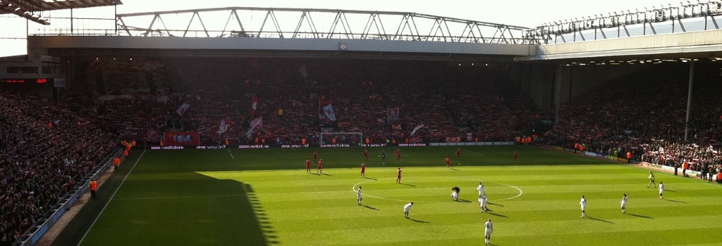 Anfield - home to Liverpool FC