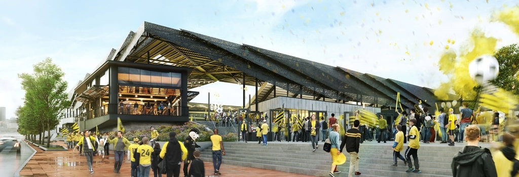 New Columbus Crew stadium: Entrance