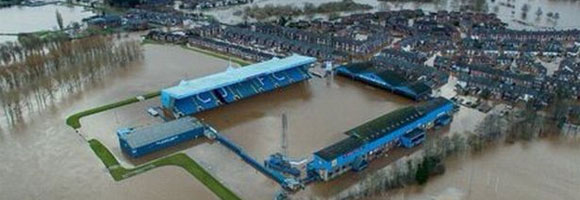 Brunton Park flooded again