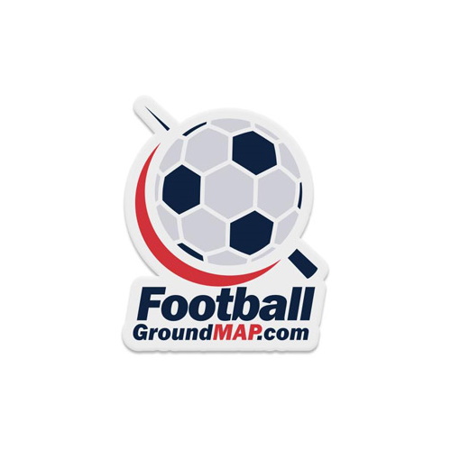 Football Ground Map website logo pin badge