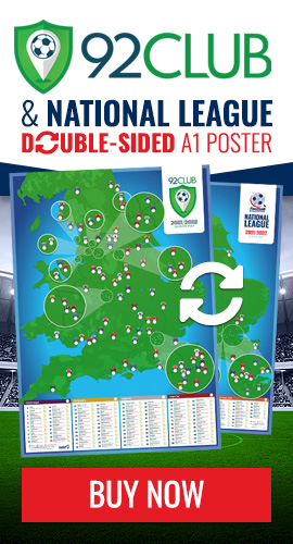 Get the double-sided 92 Club & National League map poster
