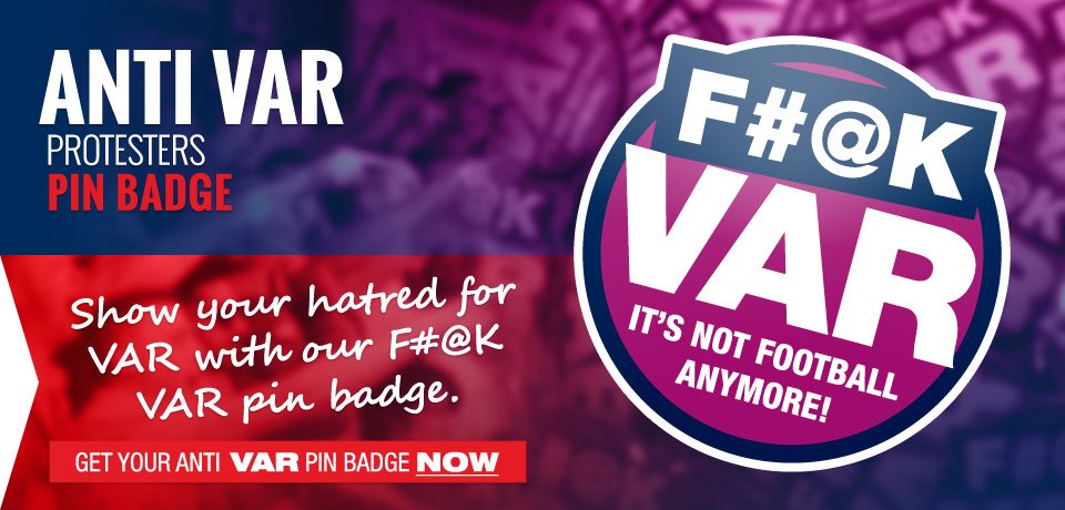 F#@k VAR pin badge