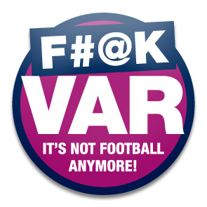 1x F@#k VAR pin badge